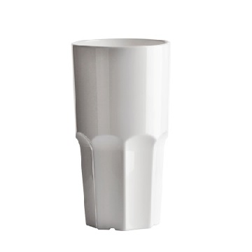 Verre à eau granité blanc 47 cl