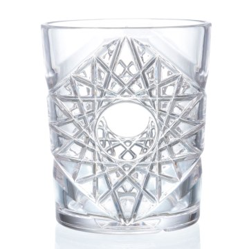 Verre à cocktail texturé transparent 35 cl