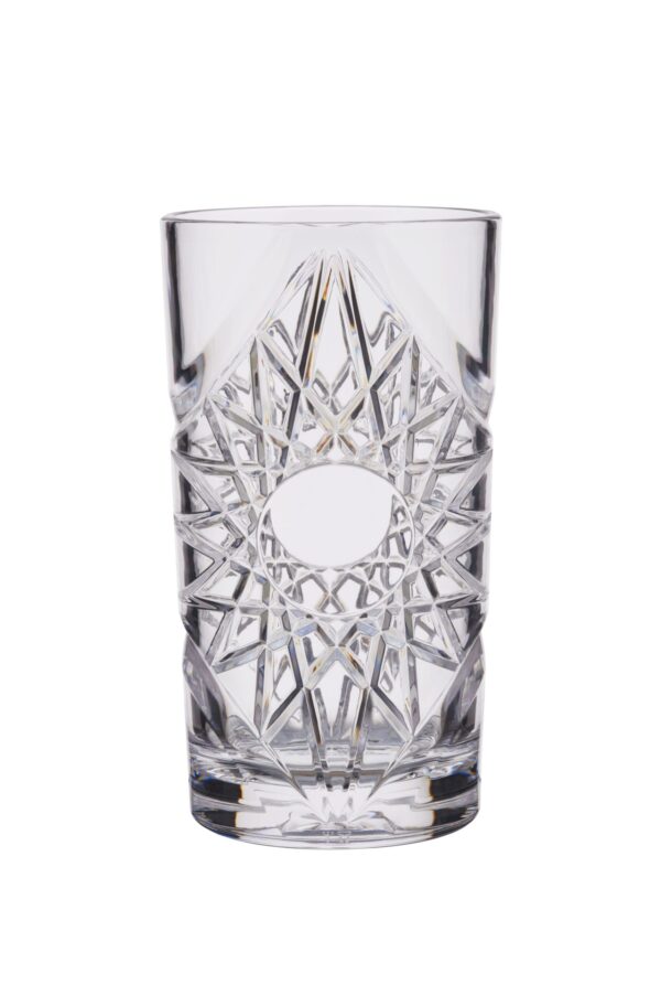 Verre à cocktail texturé transparent 47 cl