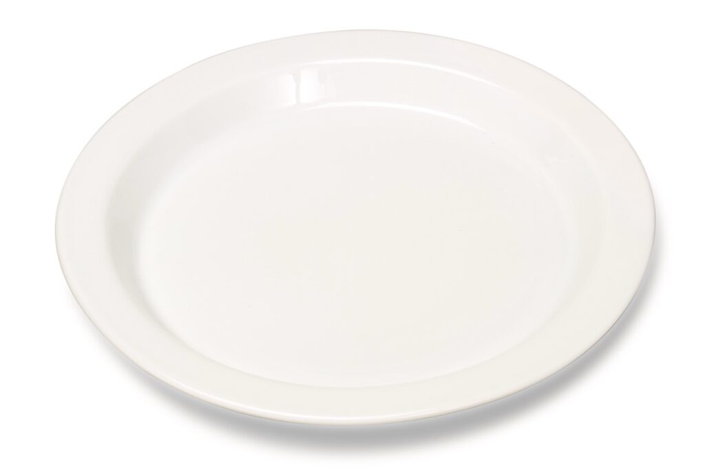 Assiette Château-l'Évêque ronde 230 mm