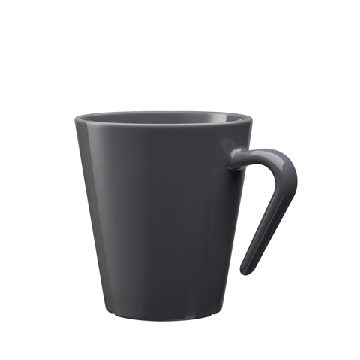 Tasse à café empilable gris foncé 27 cl