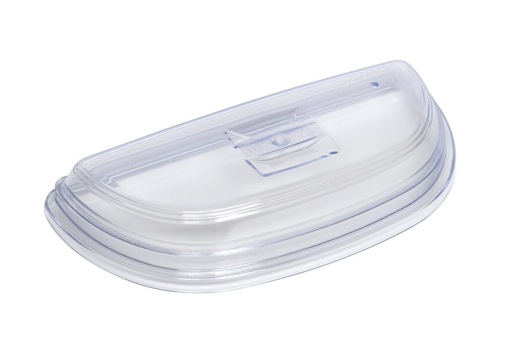 Couvre Demi Assiette 200 x 100 mm cristal
