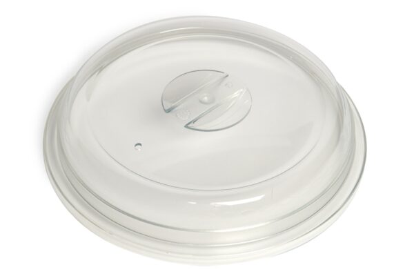 Couvre-assiette rond 234 mm cristal