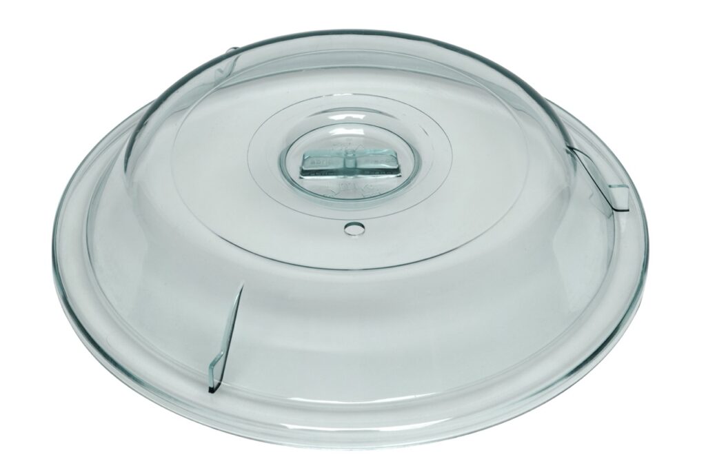 Couvre-assiette universel transparent