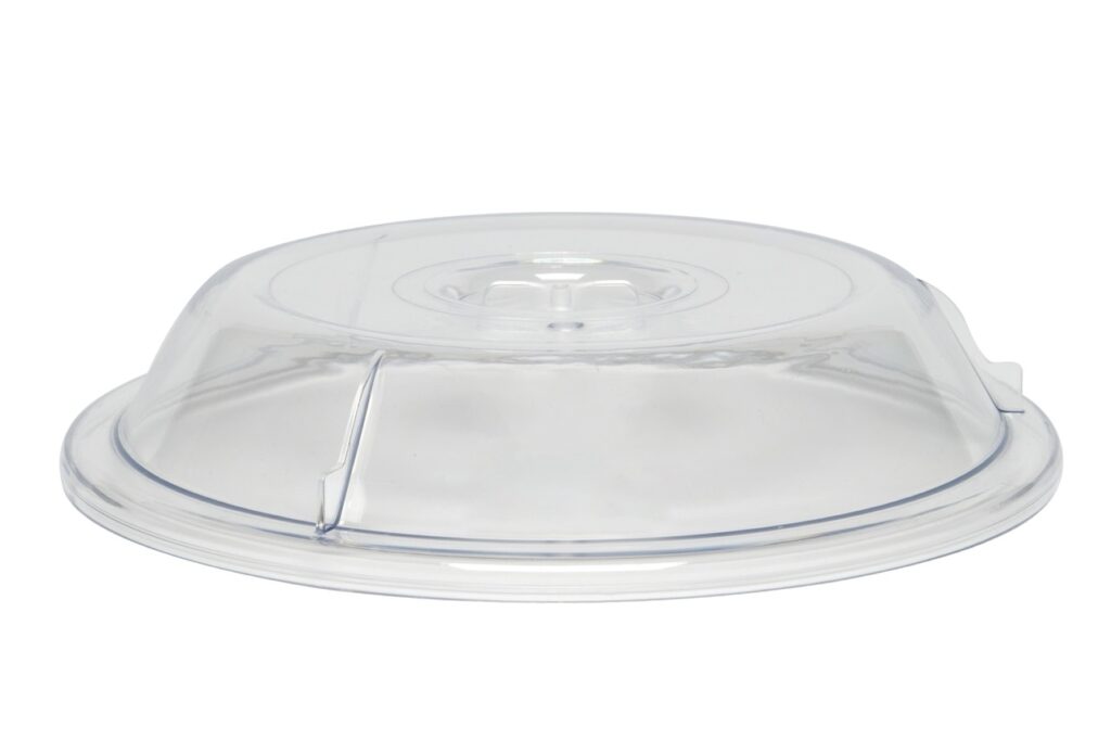 Couvre-assiette universel transparent