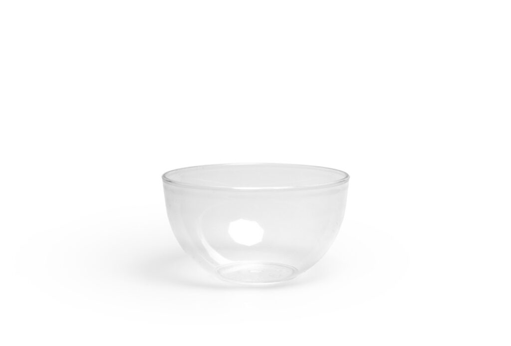 Saladier rond cristal 150 mm transparent