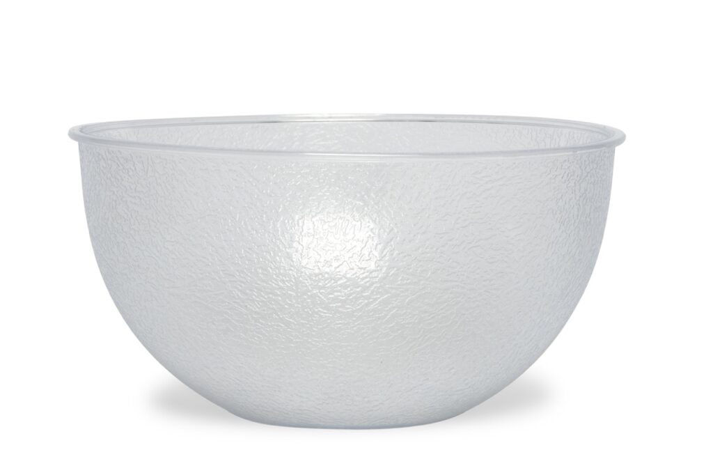 Saladier rond 230 mm transparent