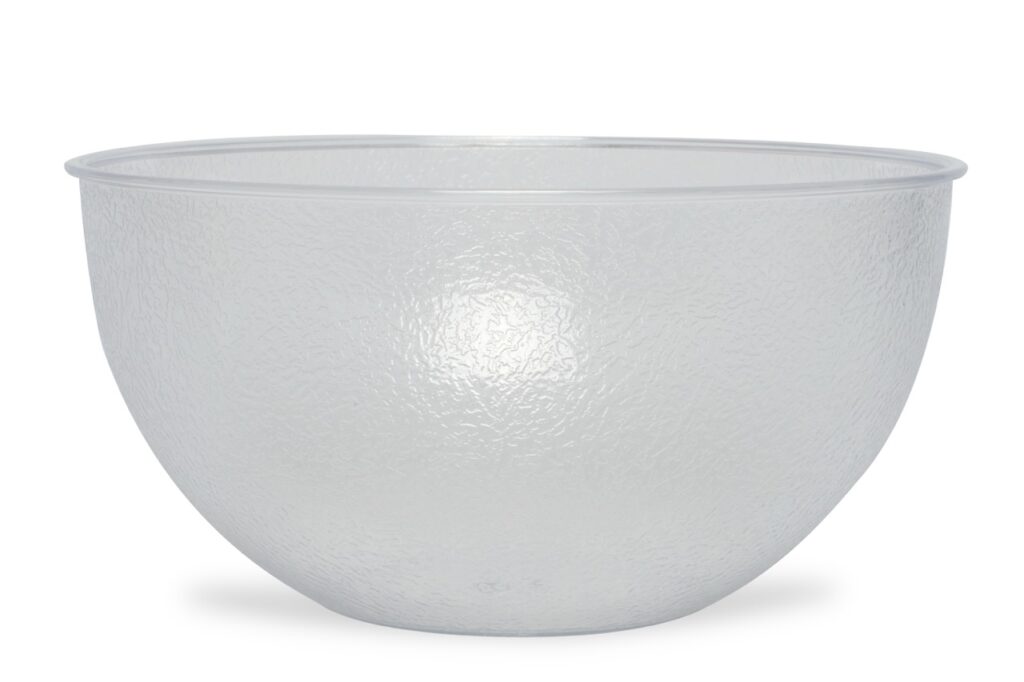 Saladier rond 270 mm transparent
