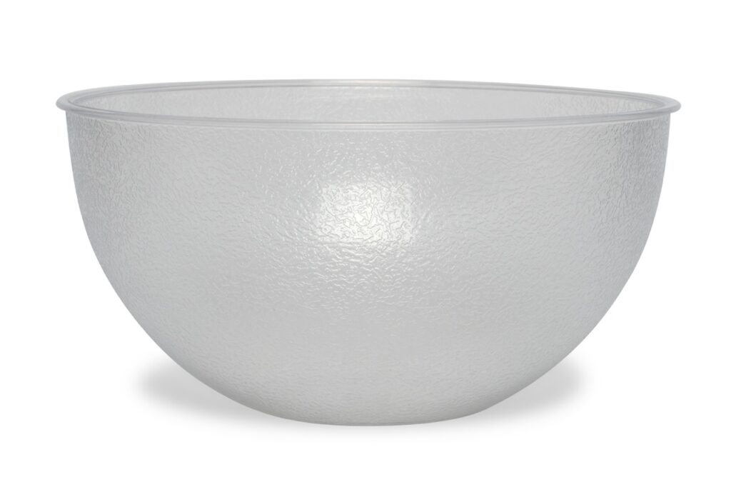 Saladier rond 310 mm transparent