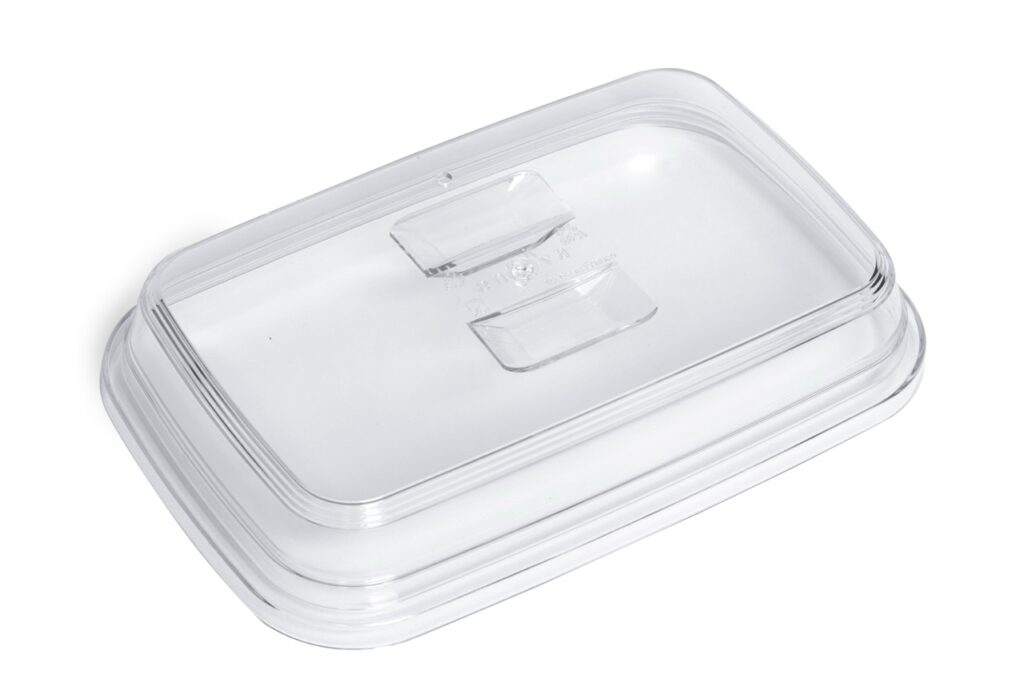 Couvre-assiette Bourdeilles rectangulaire 261 x 159 mm cristal