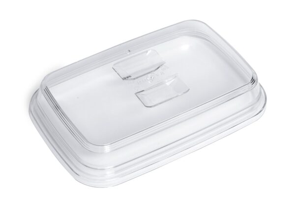 Couvre-assiette Bourdeilles rectangulaire 261 x 159 mm cristal