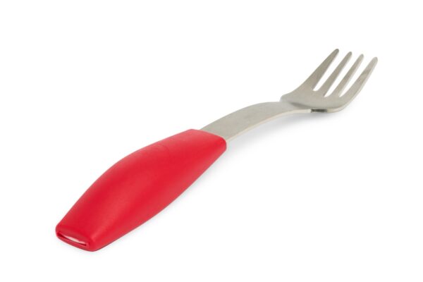 Fourchette poignée rouge
