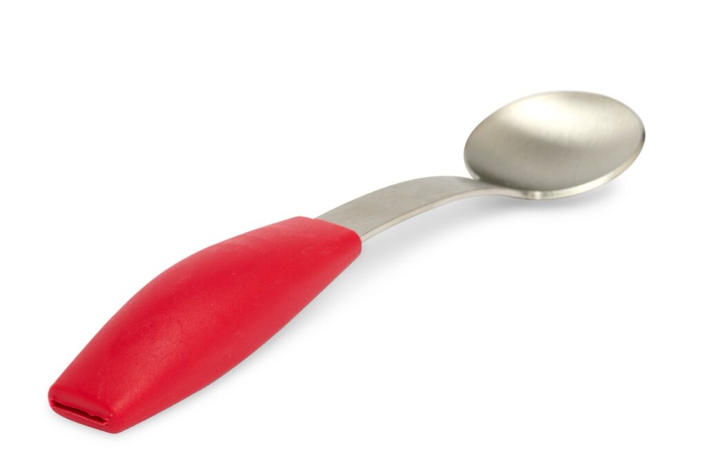 Cuillère poignée rouge