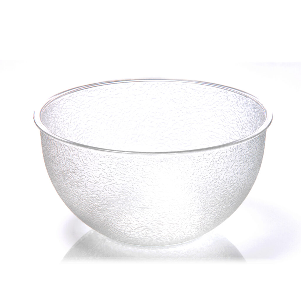 Saladier rond 200 mm transparent